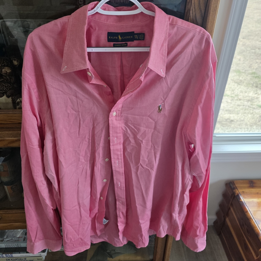 Ralph Lauren Pink Dress Shirt for Men